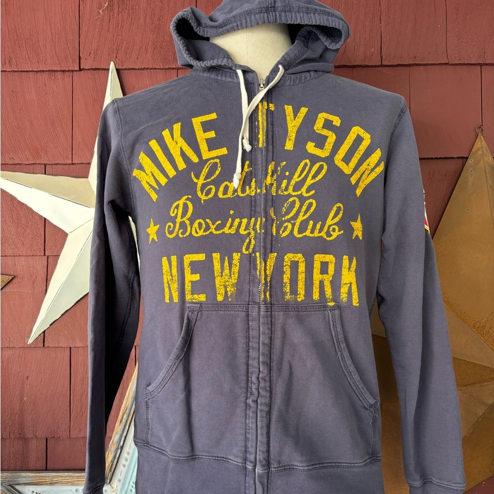 Vintage 81-82 Roots Of Fight Mike Tyson Kid Dynamite New York Zip Up Mens Size S